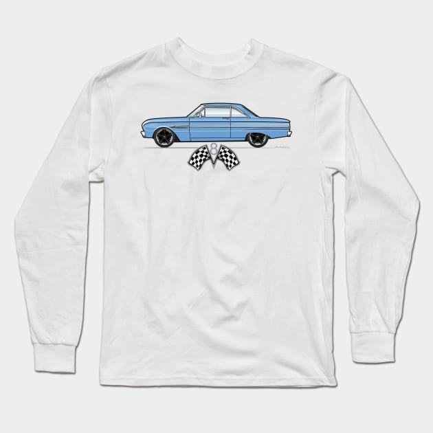 Blue 63 Long Sleeve T-Shirt by JRCustoms44